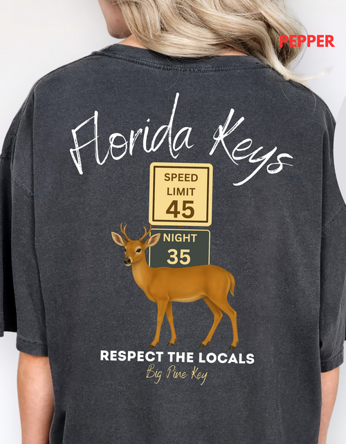 Unisex Florida Keys Shirt, Florida Protect the Locals Tshirt, Key Deer Florida Keys Tee, Big Pine Key Florida Shirt, Protect Wildlife Shirt, Comfort Colors Tee
