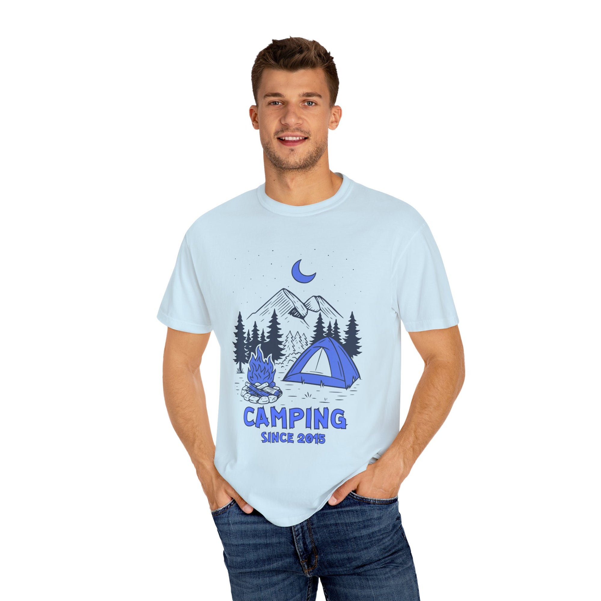 Personalized Camping Tshirt - Funny Camping Tee Gift, Custom Camper Apparel, Campfire Shirt, Outdoor Adventure. Camp Fire Shirt for Gift
