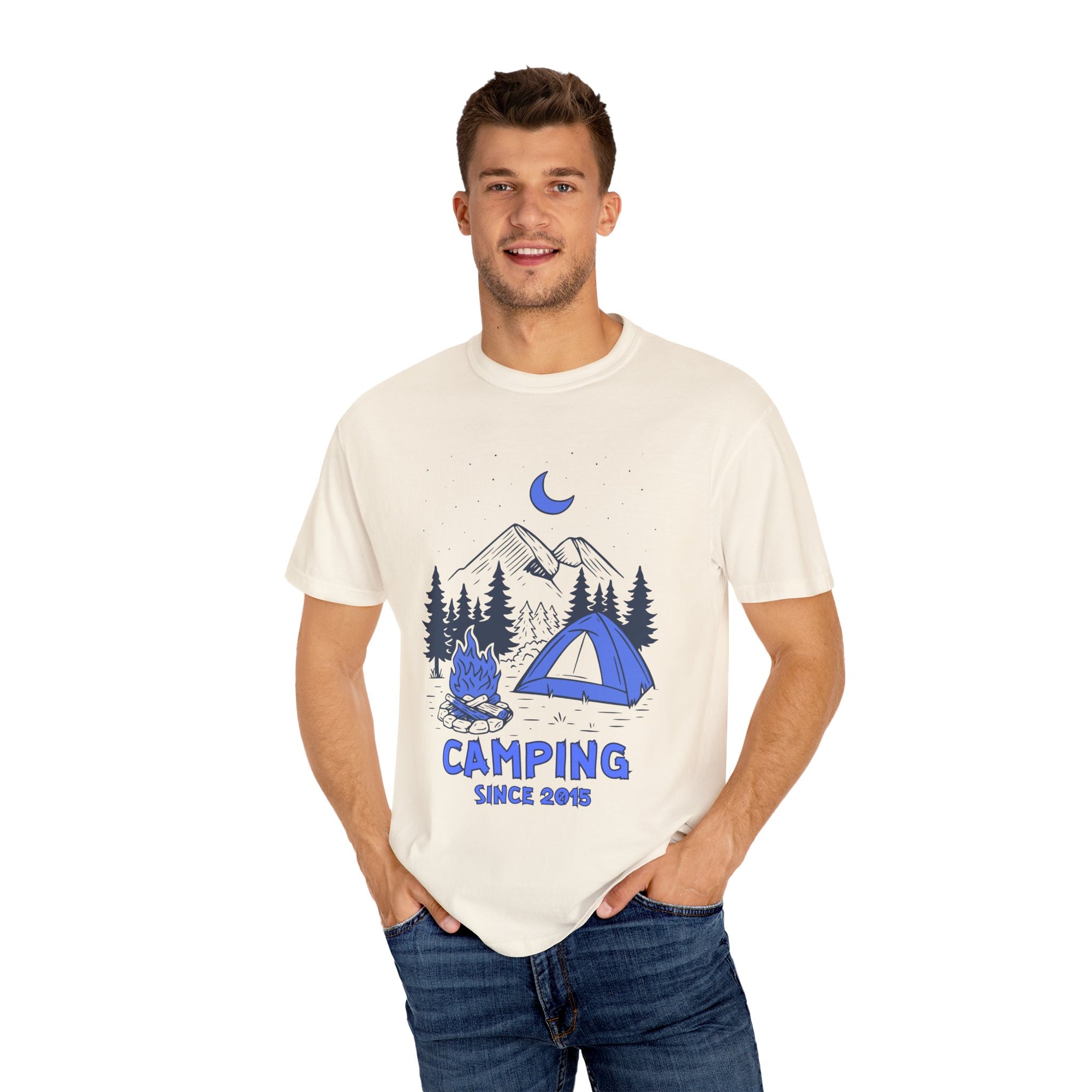 Personalized Camping Tshirt - Funny Camping Tee Gift, Custom Camper Apparel, Campfire Shirt, Outdoor Adventure. Camp Fire Shirt for Gift