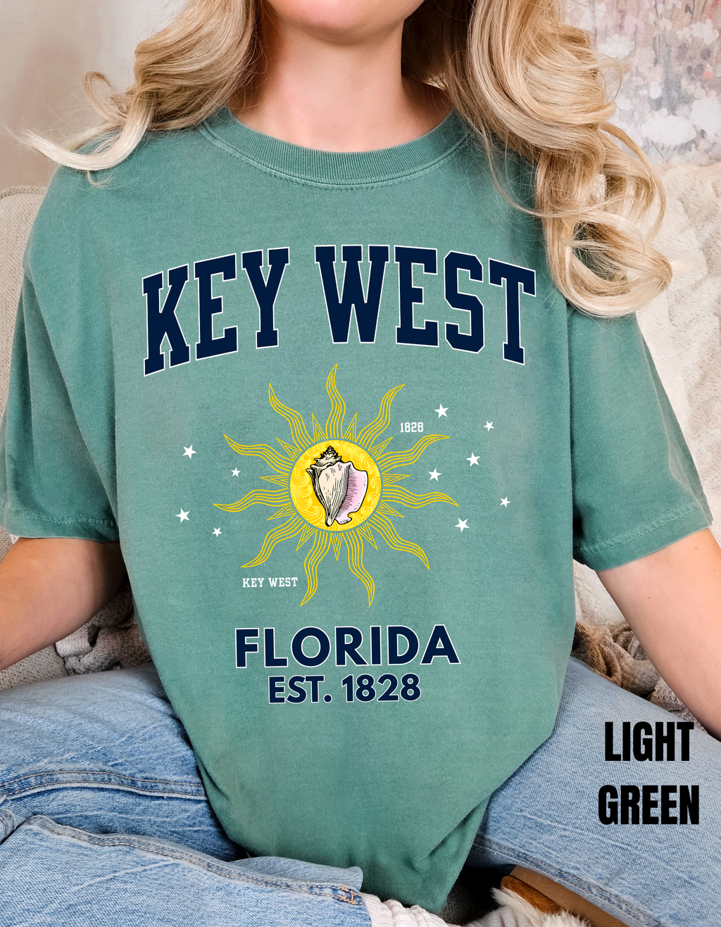 Key West Conch Republic Flag Shirt, Florida Keys Unisex T-Shirt, Vintage Beach Tee, Casual Summer Shirt, Florida Travel Gift, Relaxed Fit Everyday Wear