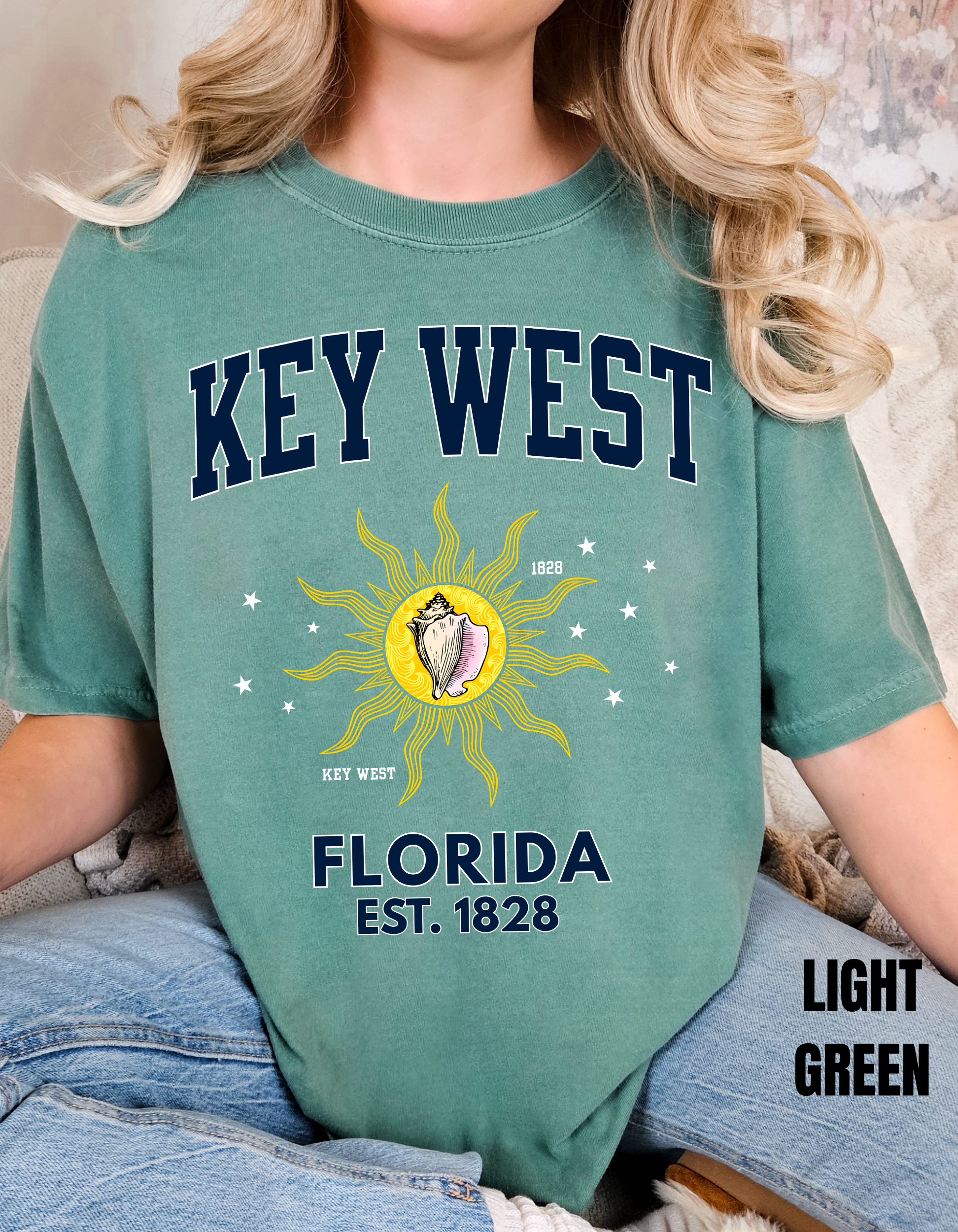 Key West Conch Republic Flag Shirt, Florida Keys Unisex T-Shirt, Vintage Beach Tee, Casual Summer Shirt, Florida Travel Gift, Relaxed Fit Everyday Wear