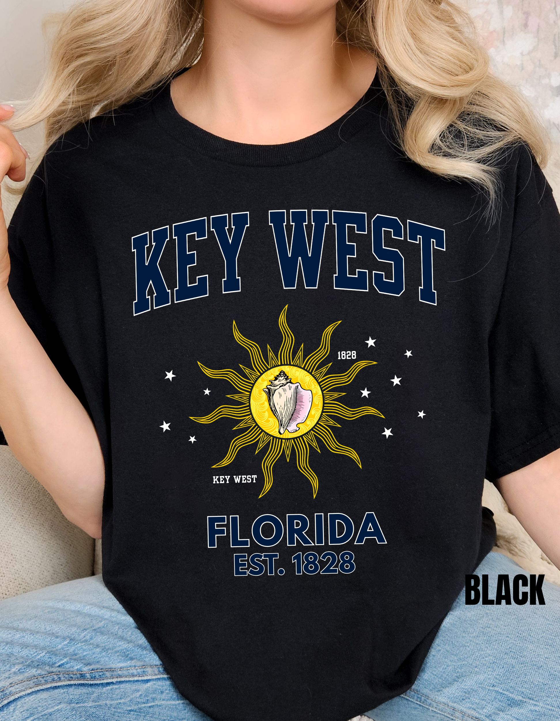 Key West Conch Republic Flag Shirt, Florida Keys Unisex T-Shirt, Vintage Beach Tee, Casual Summer Shirt, Florida Travel Gift, Relaxed Fit Everyday Wear