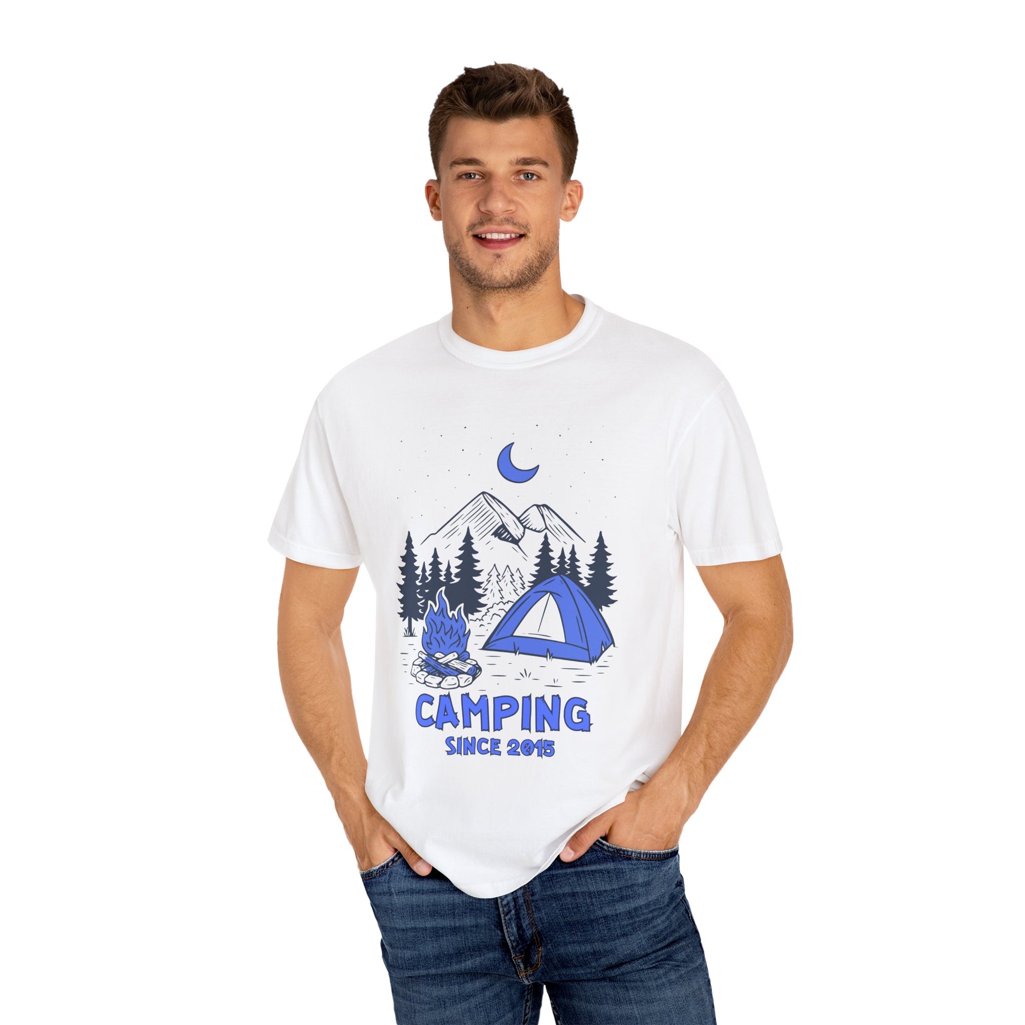 Personalized Camping Tshirt - Funny Camping Tee Gift, Custom Camper Apparel, Campfire Shirt, Outdoor Adventure. Camp Fire Shirt for Gift