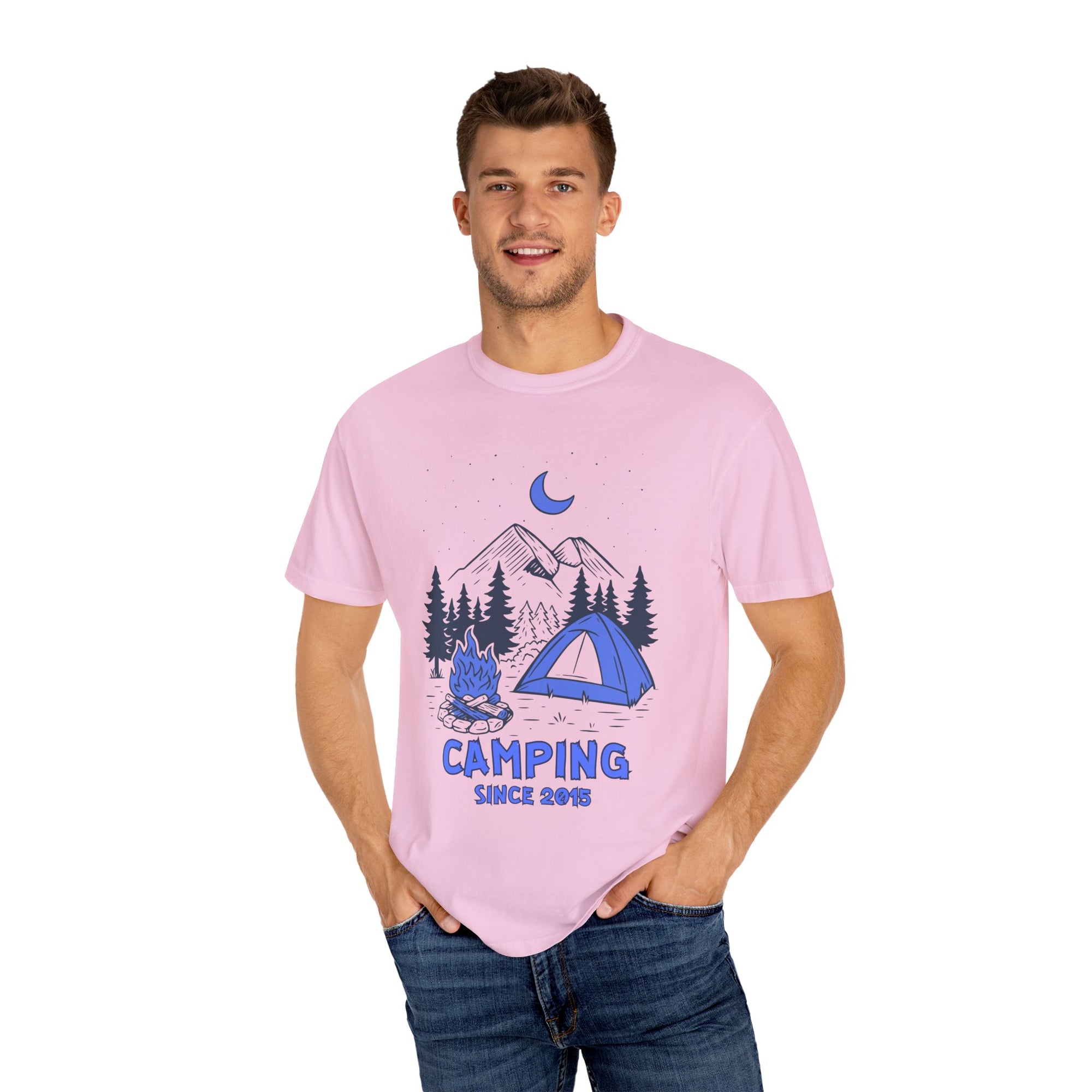 Personalized Camping Tshirt - Funny Camping Tee Gift, Custom Camper Apparel, Campfire Shirt, Outdoor Adventure. Camp Fire Shirt for Gift