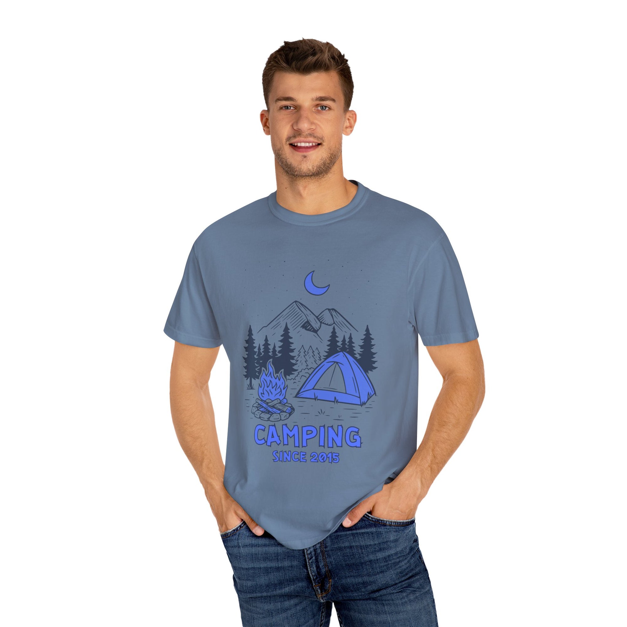 Personalized Camping Tshirt - Funny Camping Tee Gift, Custom Camper Apparel, Campfire Shirt, Outdoor Adventure. Camp Fire Shirt for Gift