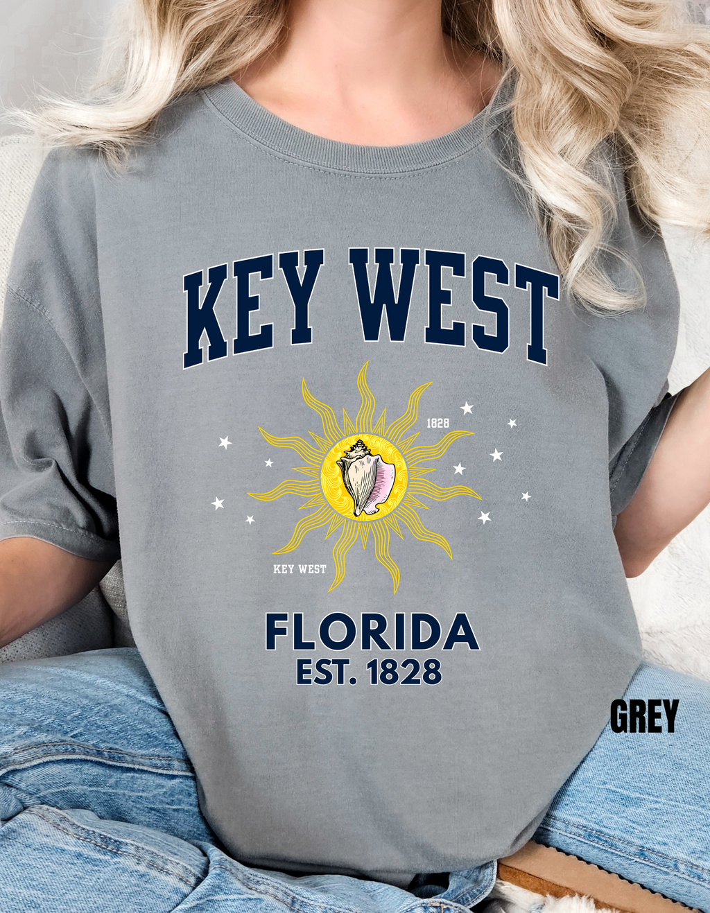 Key West Conch Republic Flag Shirt, Florida Keys Unisex T-Shirt, Vintage Beach Tee, Casual Summer Shirt, Florida Travel Gift, Relaxed Fit Everyday Wear