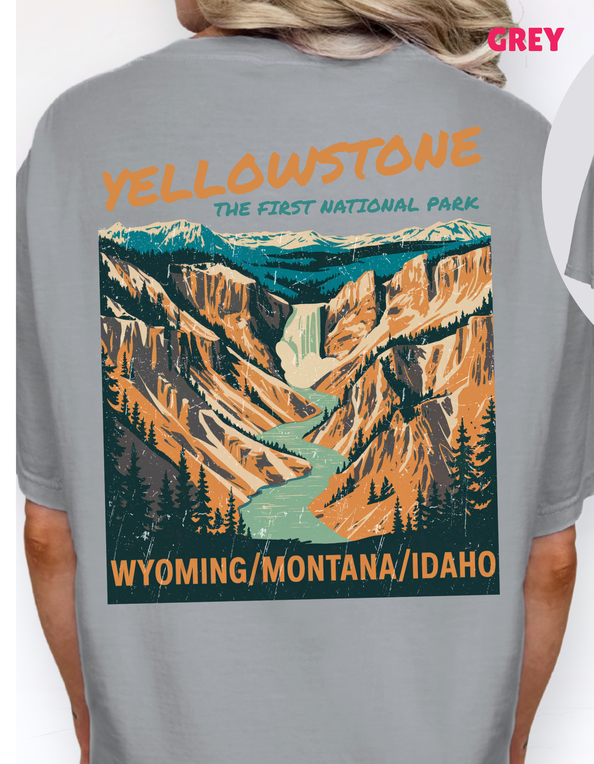 Vintage Yellowstone T-shirt, Nature Lover's Gift, National Park Tee, Adventure Apparel, Unisex Graphic Shirt, Outdoor Exploration