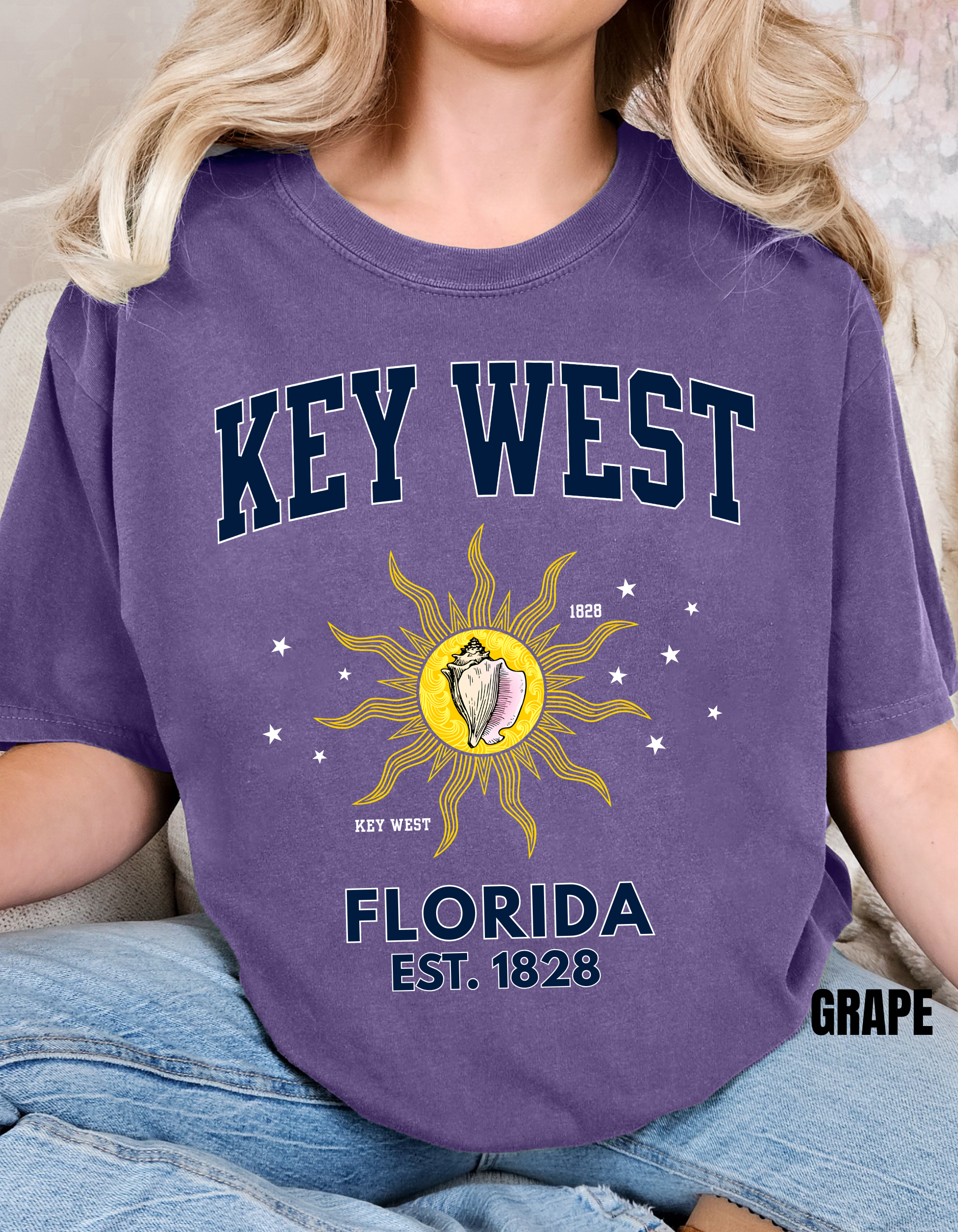 Key West Conch Republic Flag Shirt, Florida Keys Unisex T-Shirt, Vintage Beach Tee, Casual Summer Shirt, Florida Travel Gift, Relaxed Fit Everyday Wear