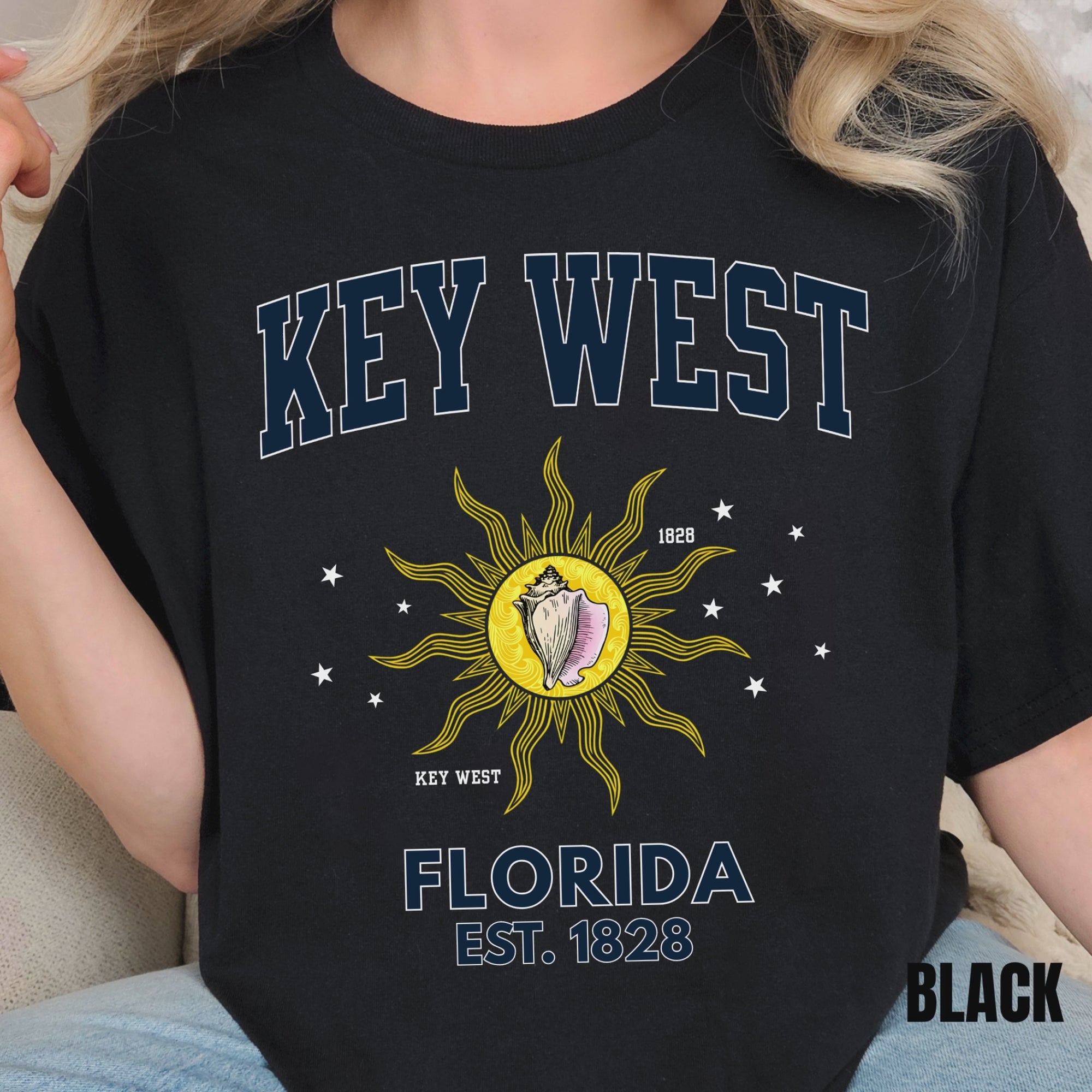 Key West Conch Republic Flag Shirt, Florida Keys Unisex T-Shirt, Vintage Beach Tee, Casual Summer Shirt, Florida Travel Gift, Relaxed Fit Everyday Wear