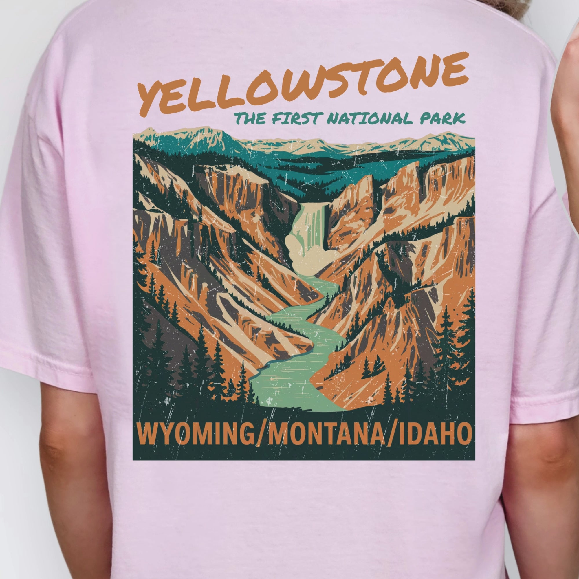 Vintage Yellowstone T-shirt, Nature Lover's Gift, National Park Tee, Adventure Apparel, Unisex Graphic Shirt, Outdoor Exploration